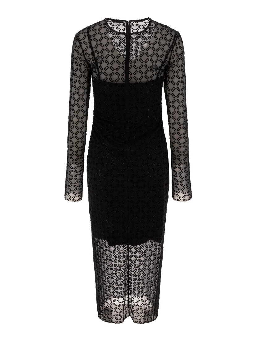 Sheer midi dress