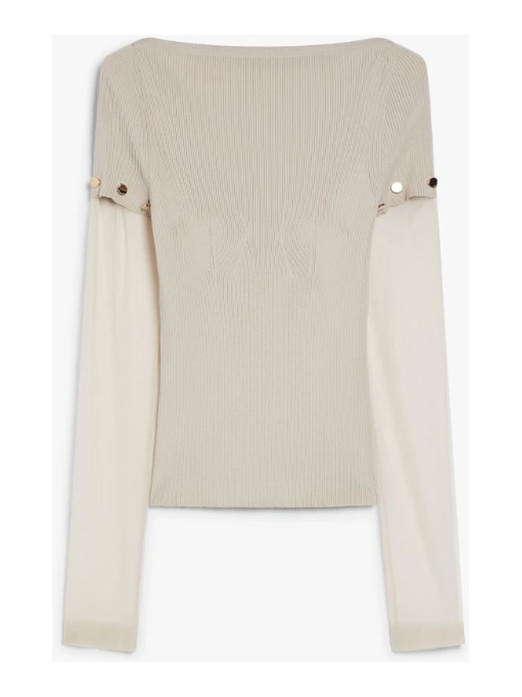 كنزة صوفية ضيقة من الفسكوز