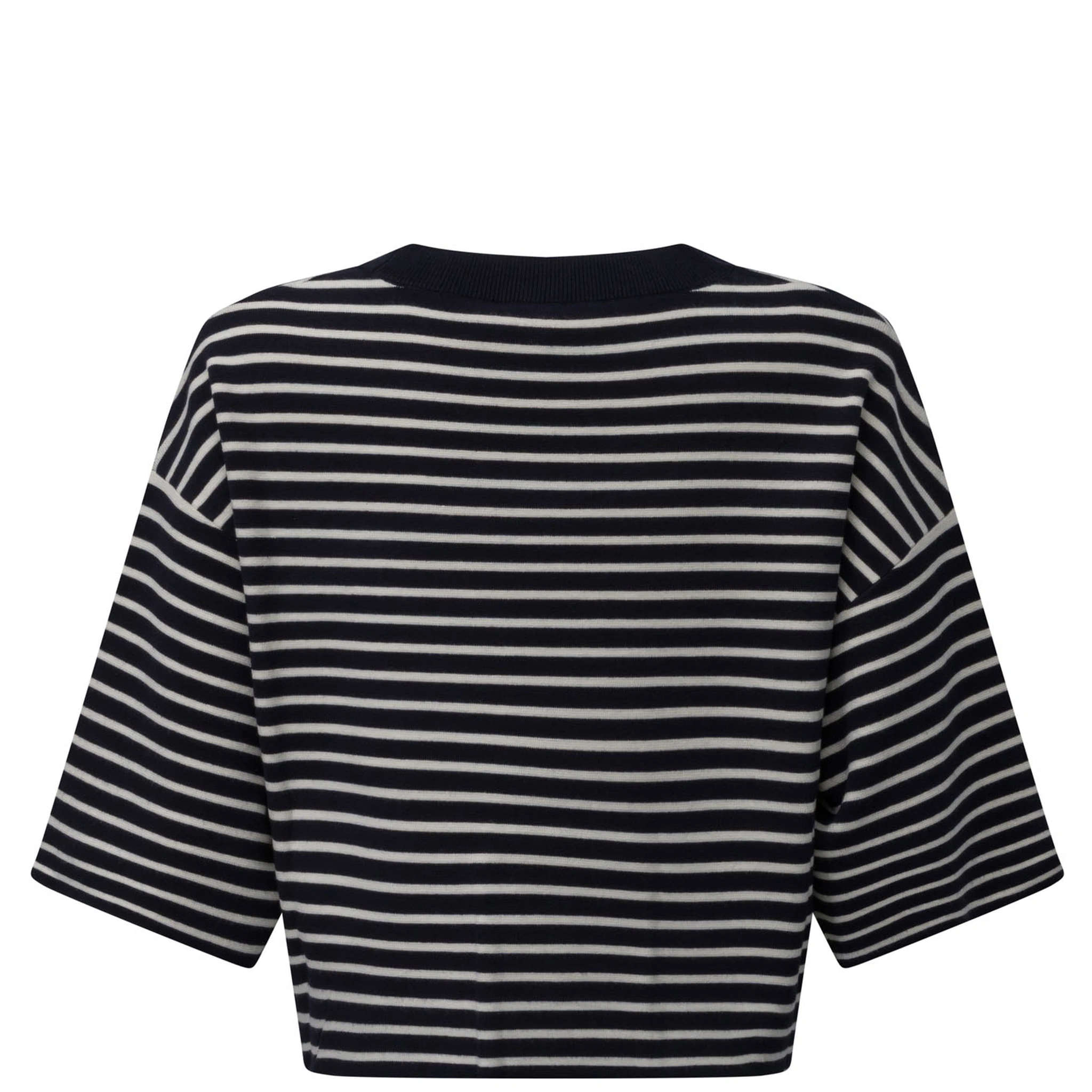 Striped cropped t-shirt