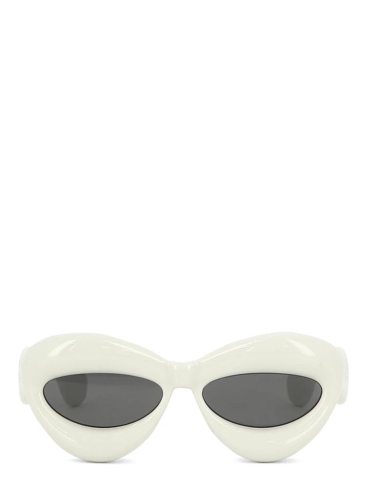 Inflated cateye sunglasses