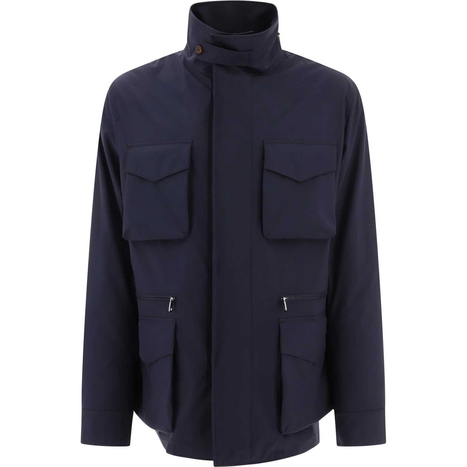 Technical fabric safari jacket