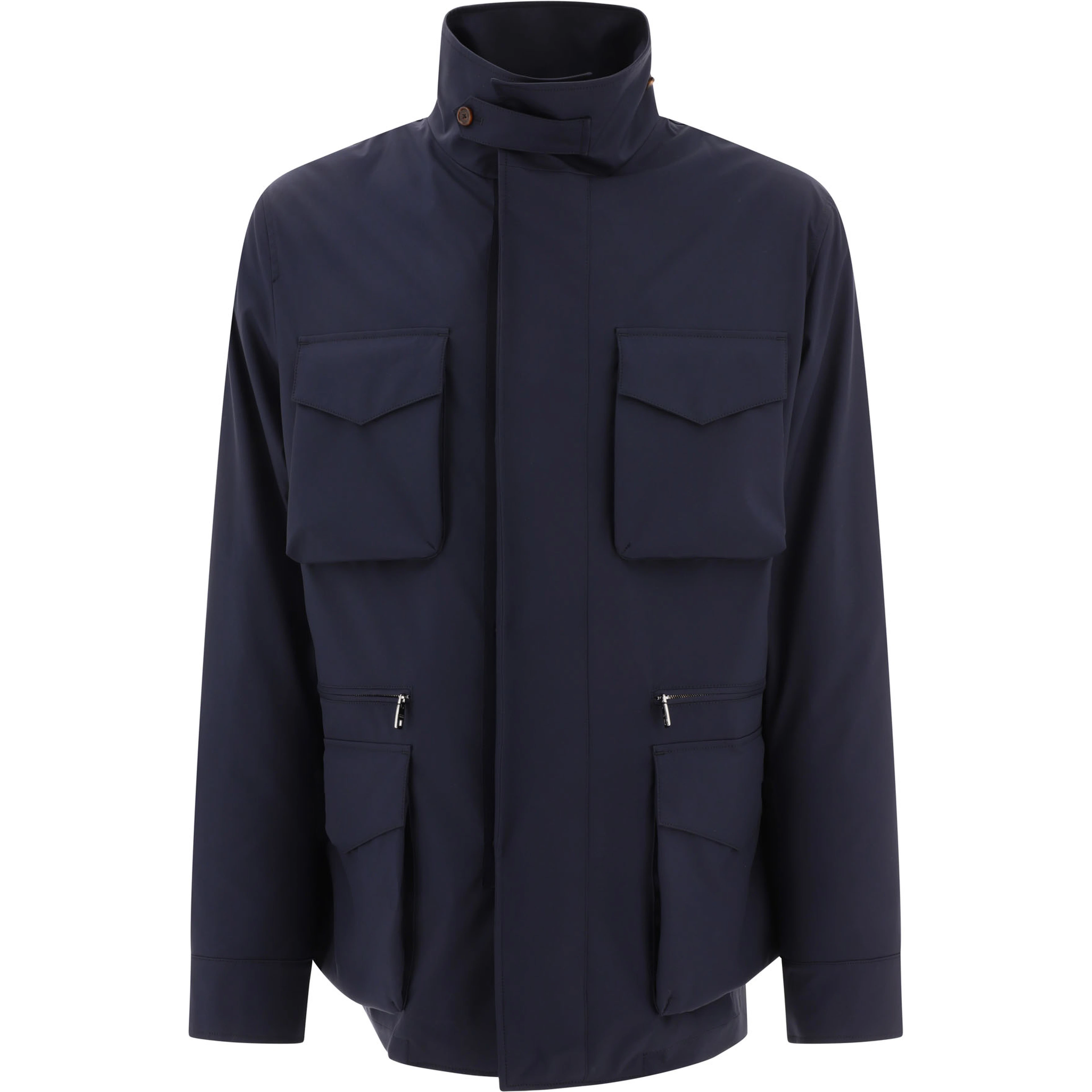 Technical fabric safari jacket