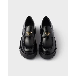 حذاء لوفر من الجلد المصقول