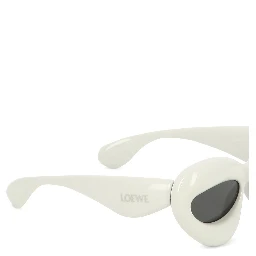 Inflated cateye sunglasses