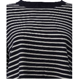 Striped cropped t-shirt