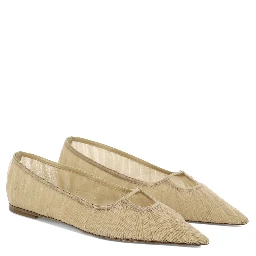 Pointed-toe ballet flats
