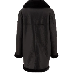Reversibile shearling coat