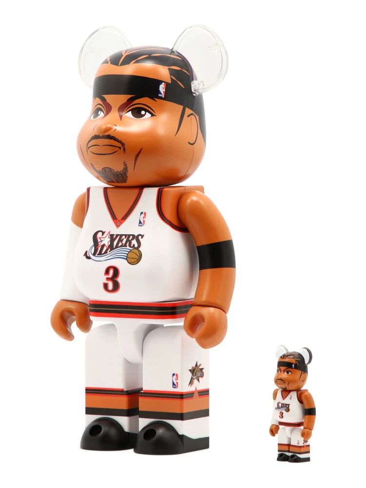 "Be@rbrick Allen Iverson" 100% and 400% toy alternative