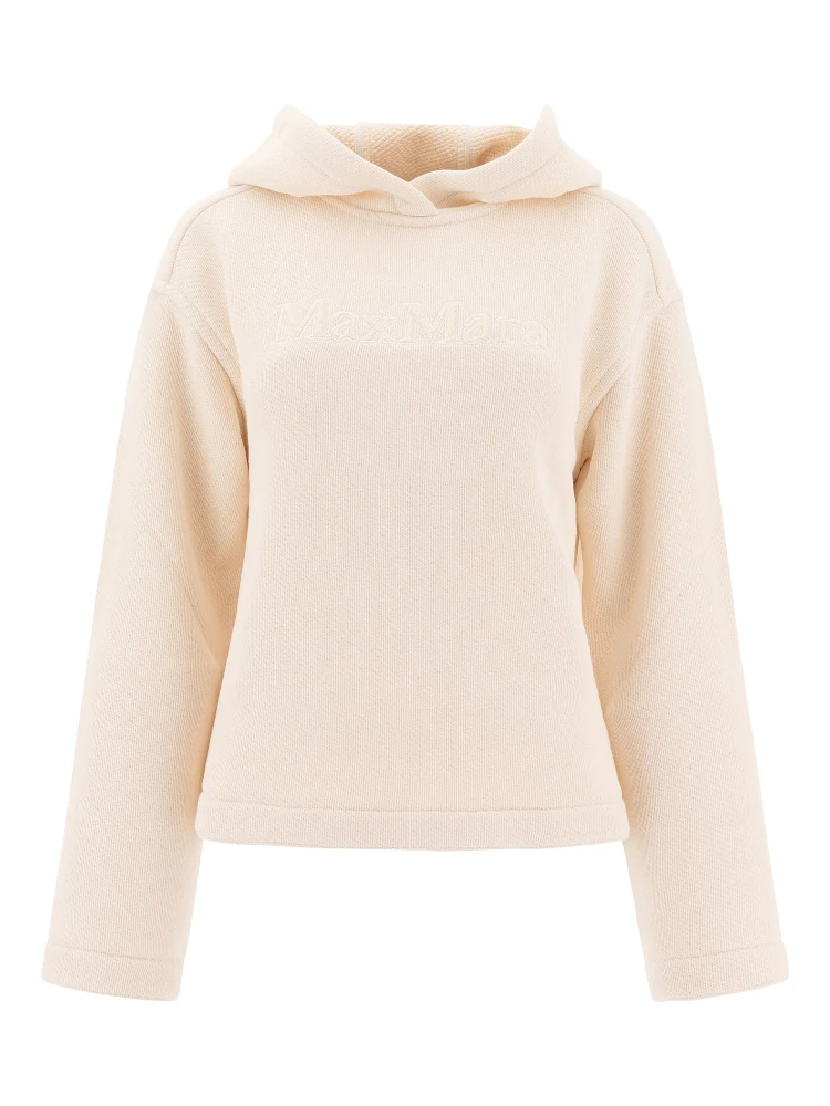 Hoodie with embroidered logo