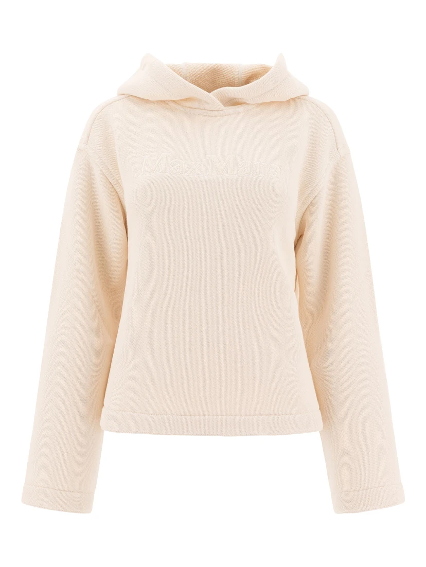 Hoodie with embroidered logo