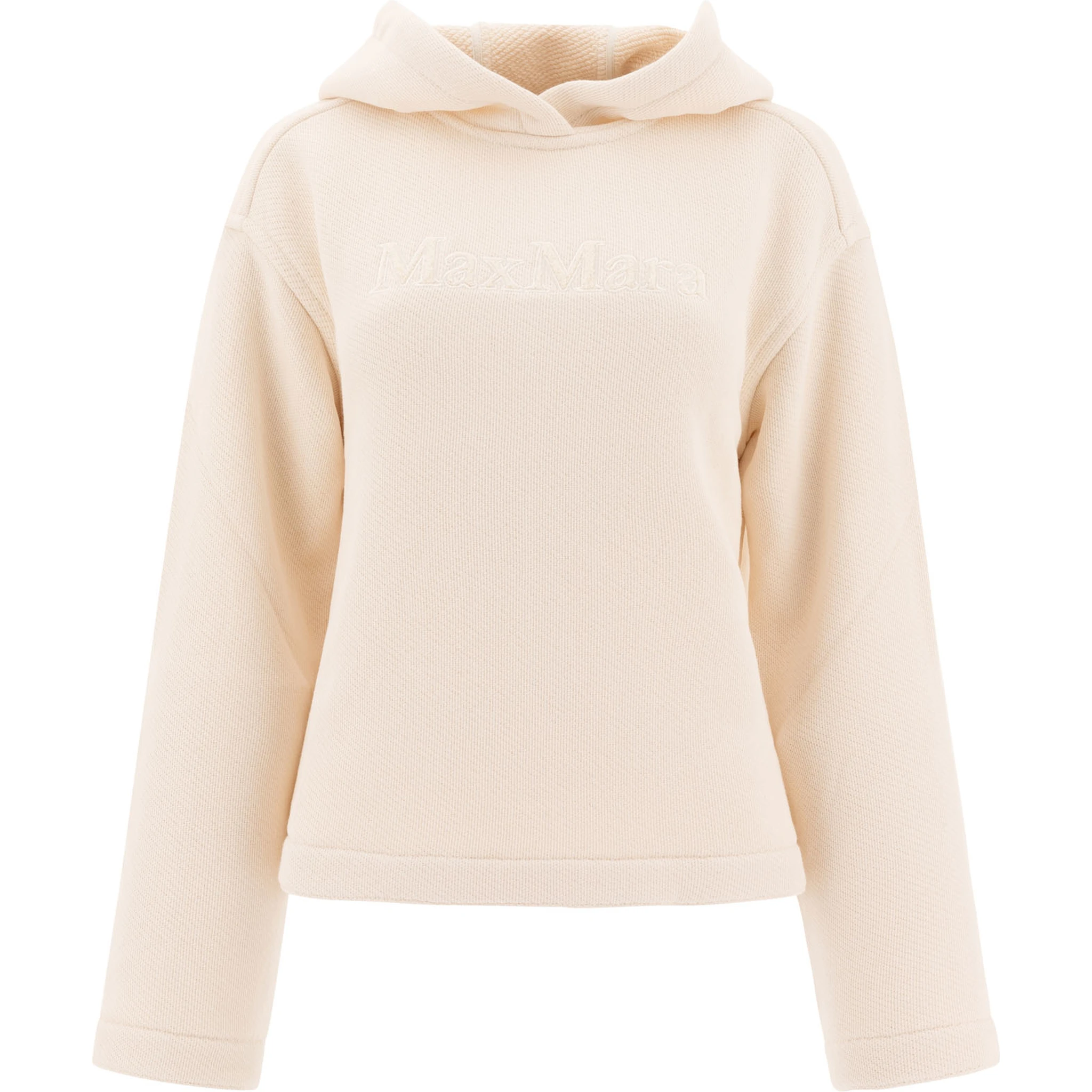 Hoodie with embroidered logo