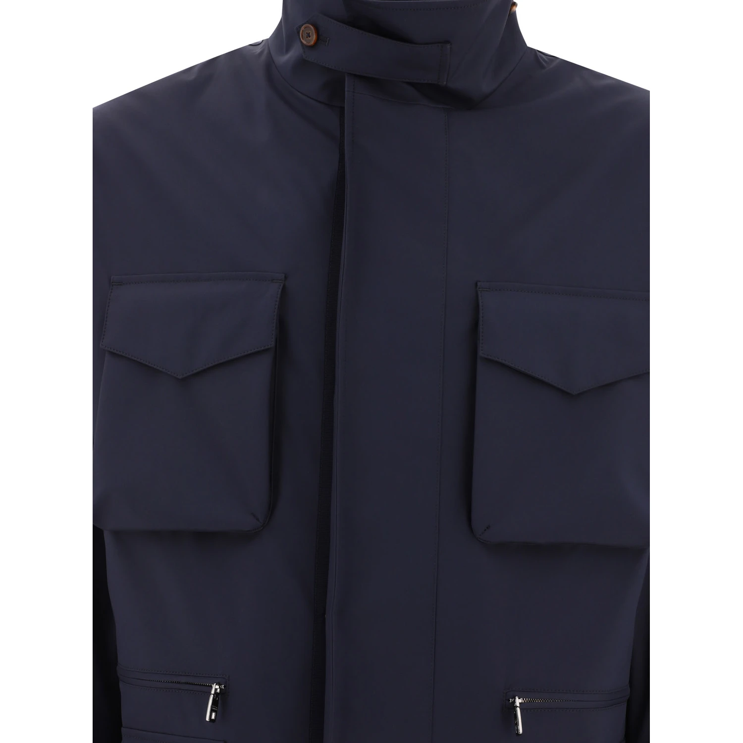 Technical fabric safari jacket