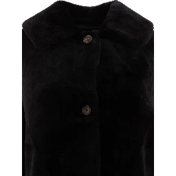 Reversibile shearling coat