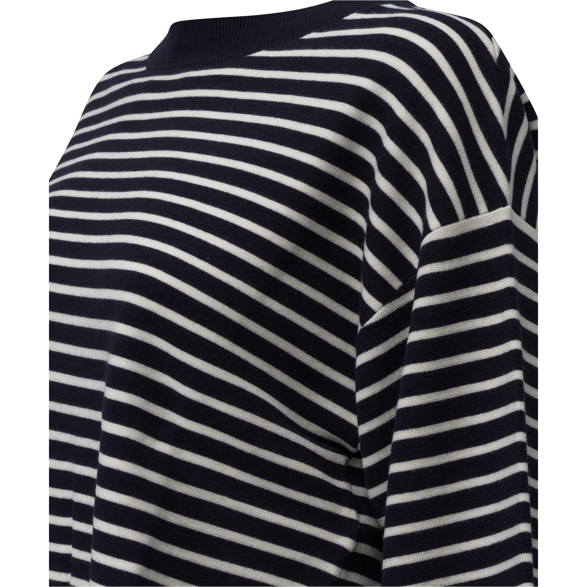 Striped cropped t-shirt