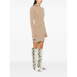 Short fitted dress with hood