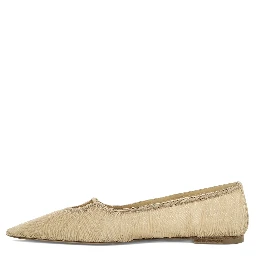 Pointed-toe ballet flats