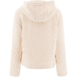 Hoodie with embroidered logo