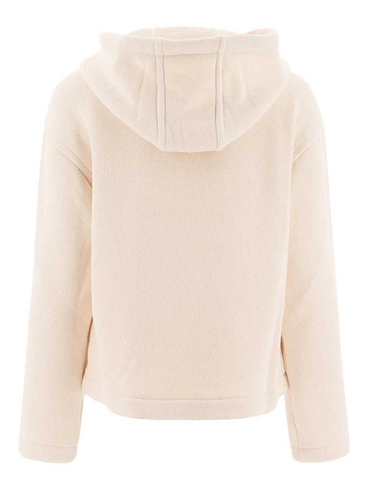 Hoodie with embroidered logo alternative