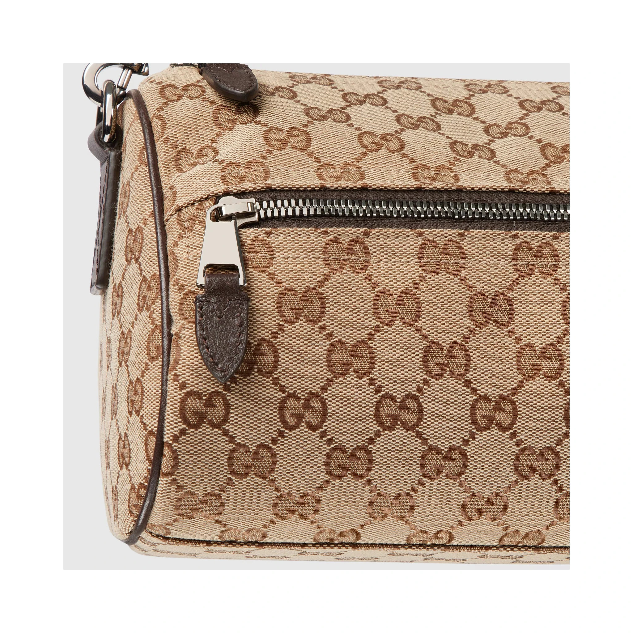 GG canvas cylinder bag