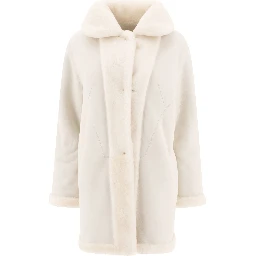Reversibile shearling coat
