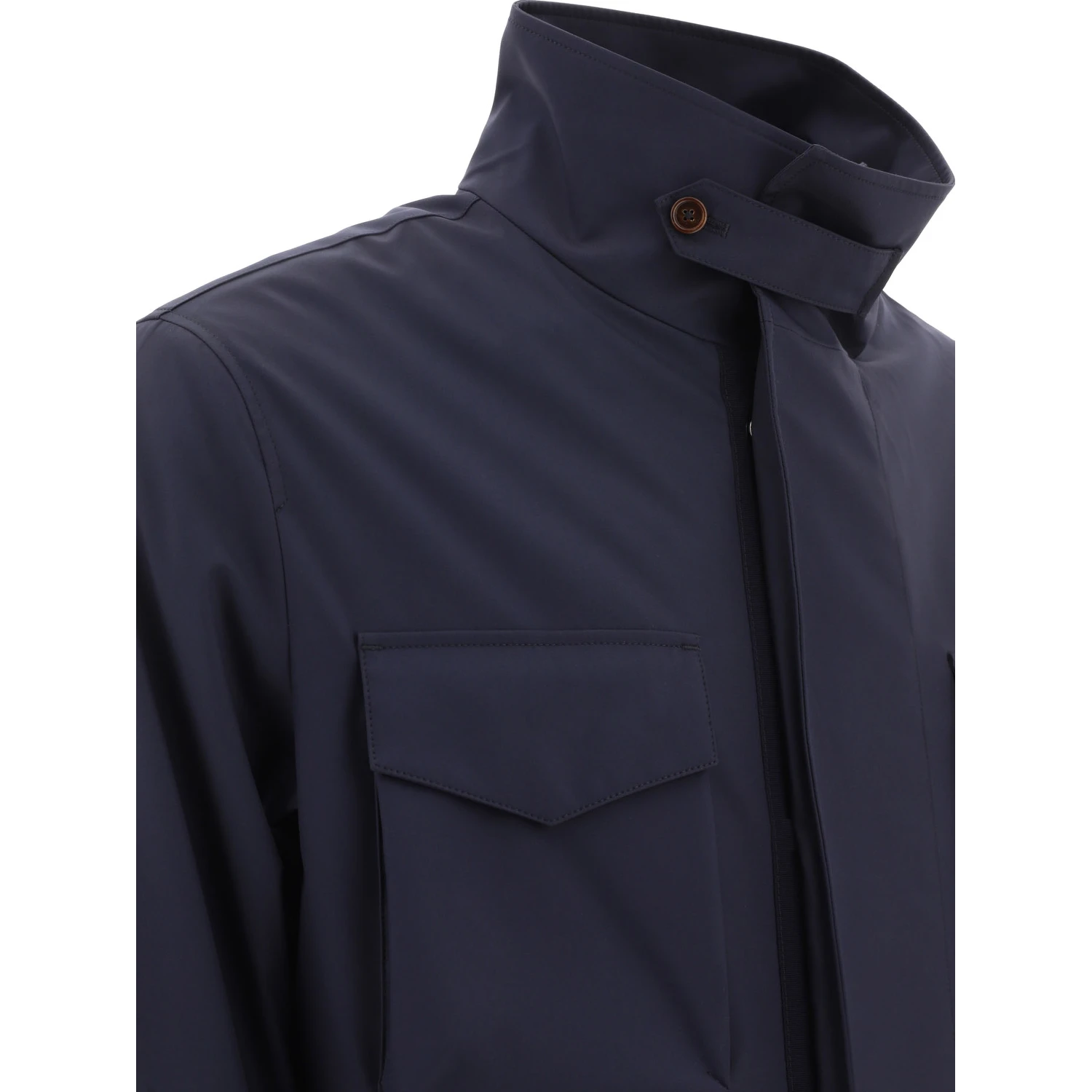 Technical fabric safari jacket