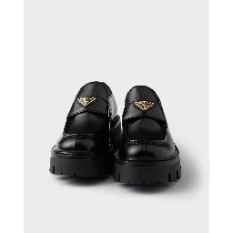 حذاء لوفر من الجلد المصقول