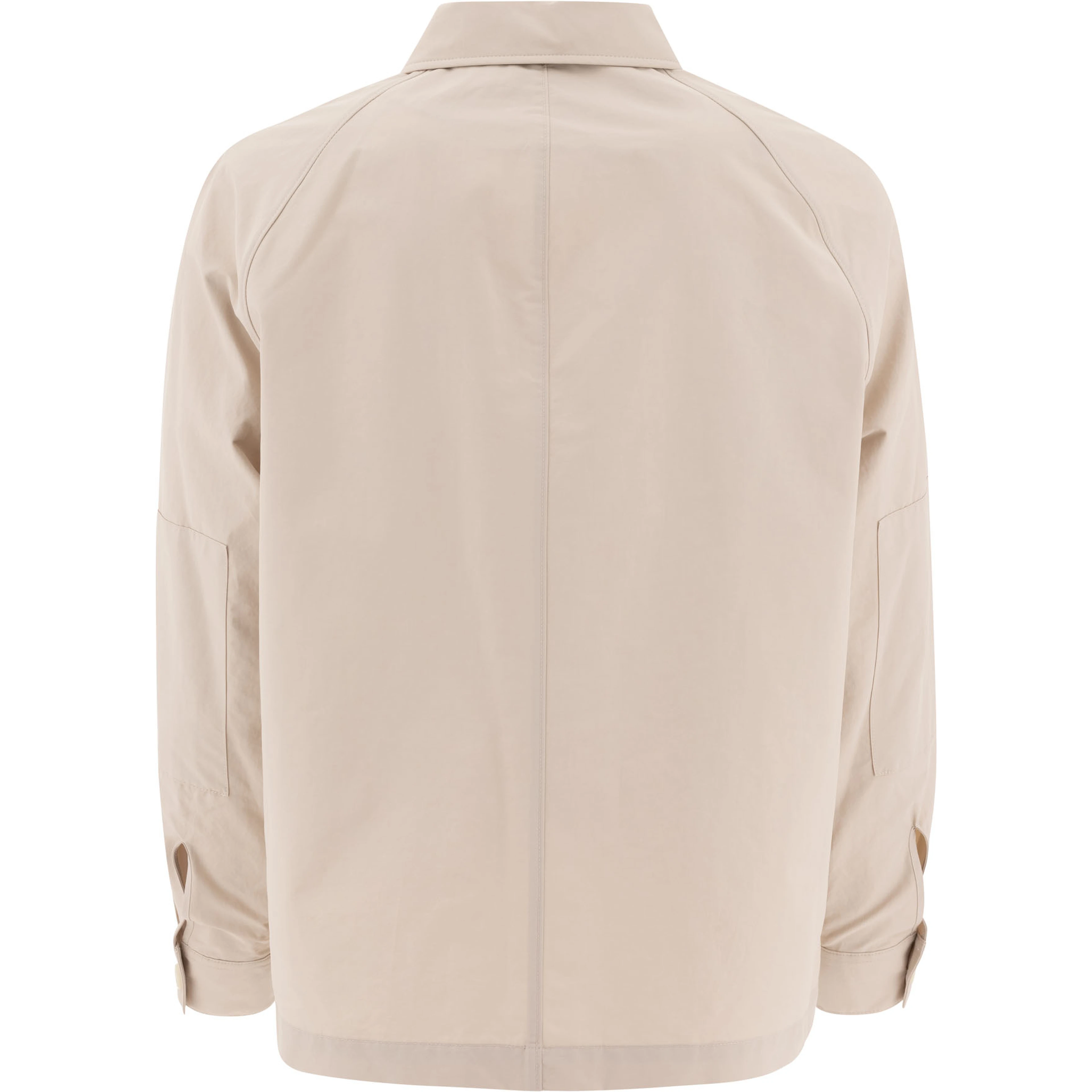 Cotton blend utility jacket