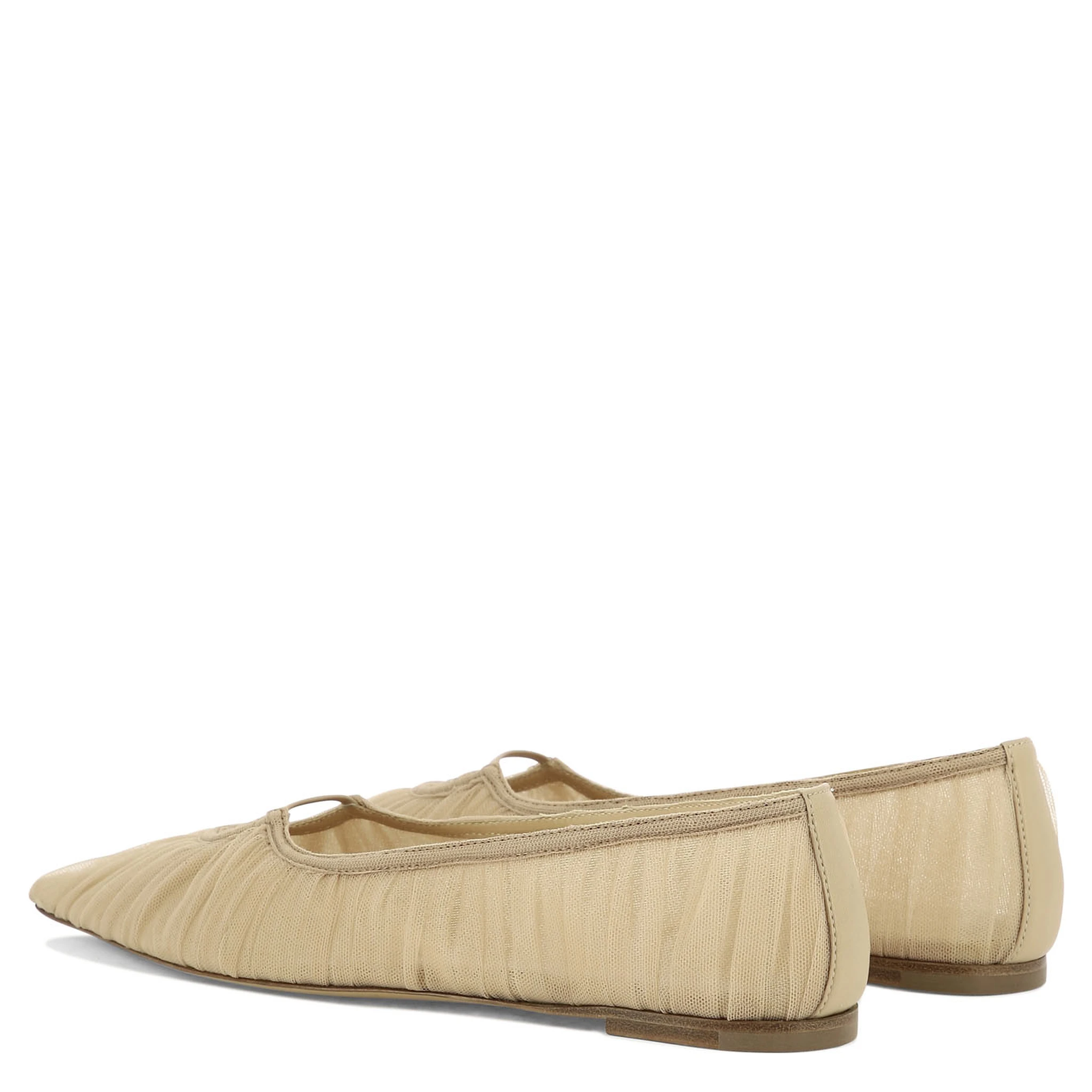 Pointed-toe ballet flats