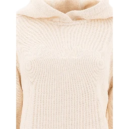 Hoodie with embroidered logo