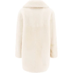 Reversibile shearling coat