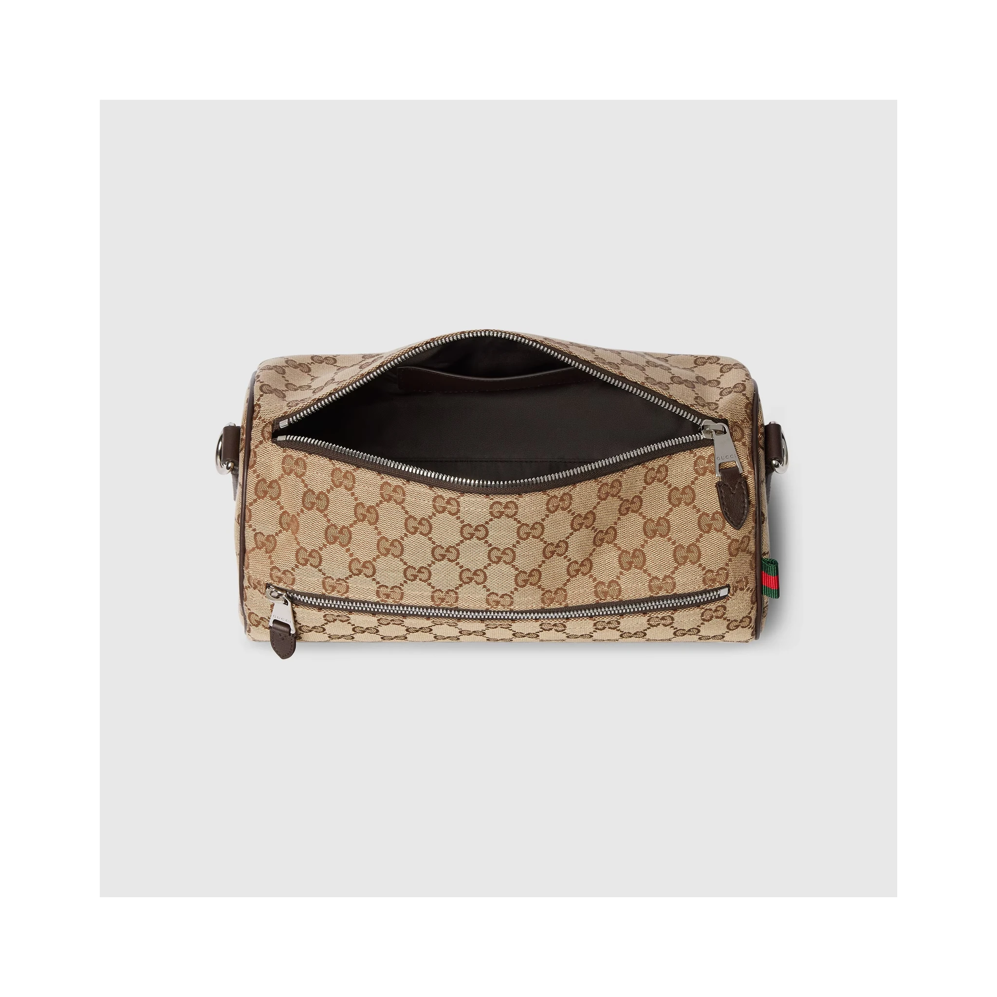 GG canvas cylinder bag