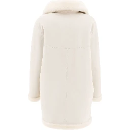 Reversibile shearling coat