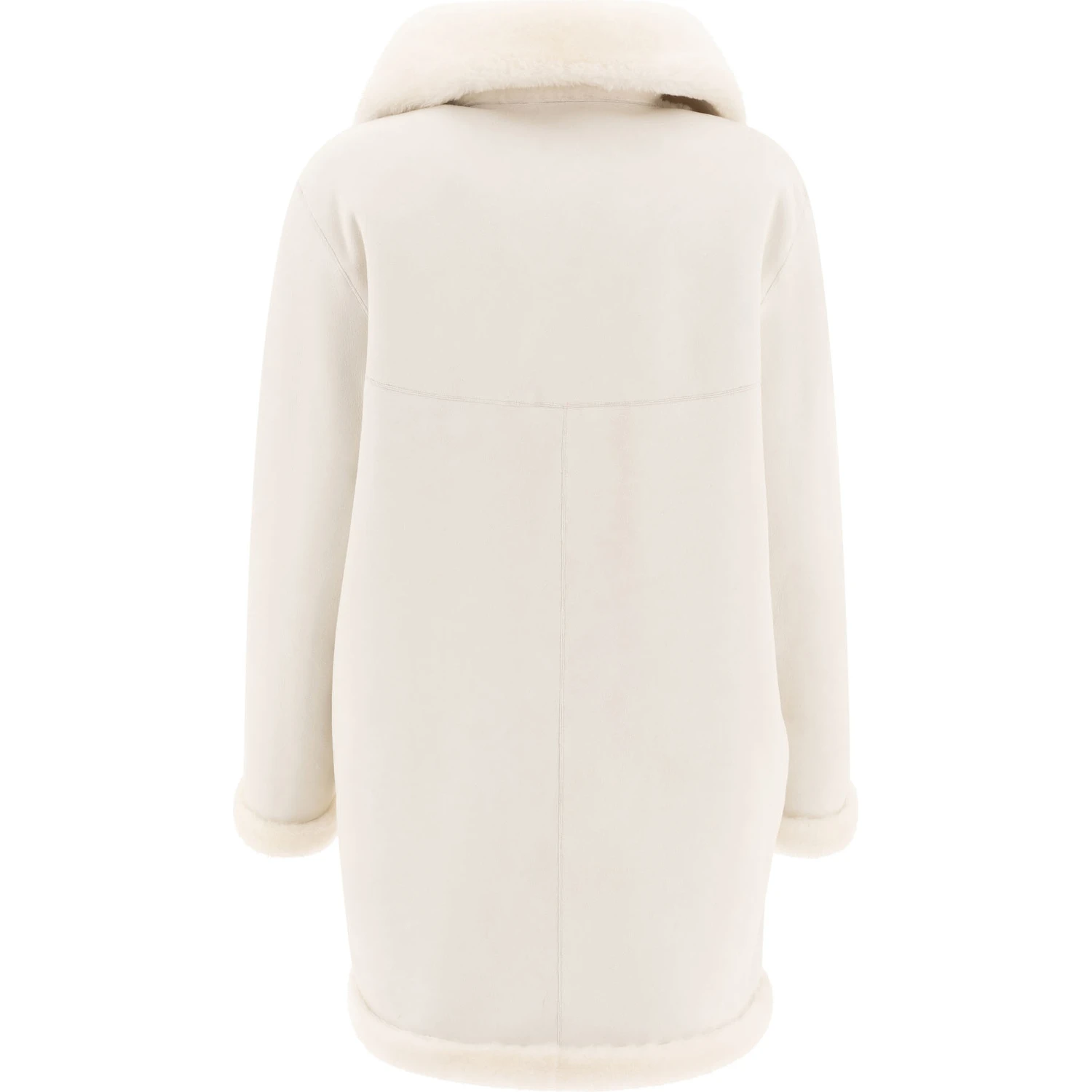 Reversibile shearling coat