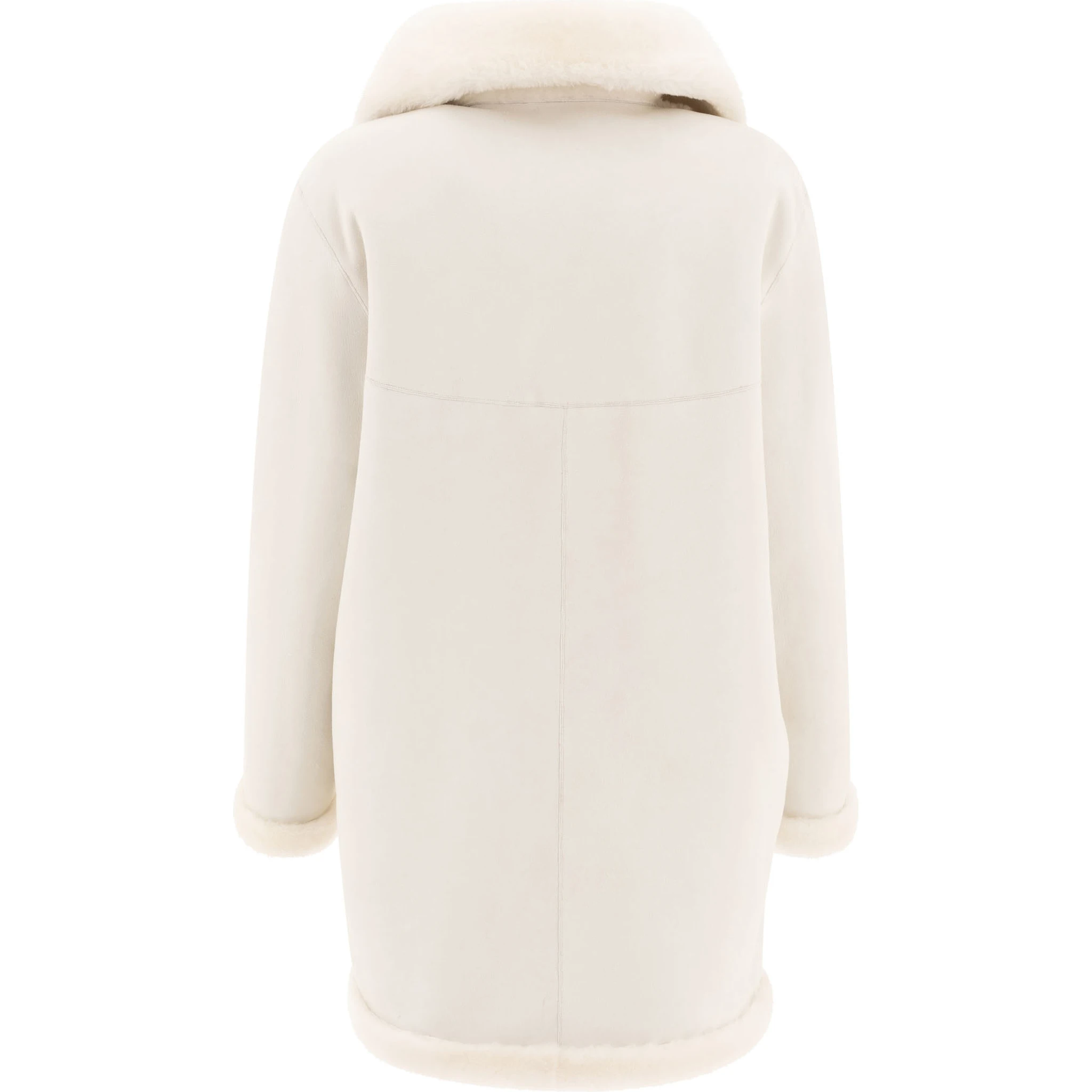 Reversibile shearling coat