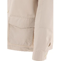 Cotton blend utility jacket
