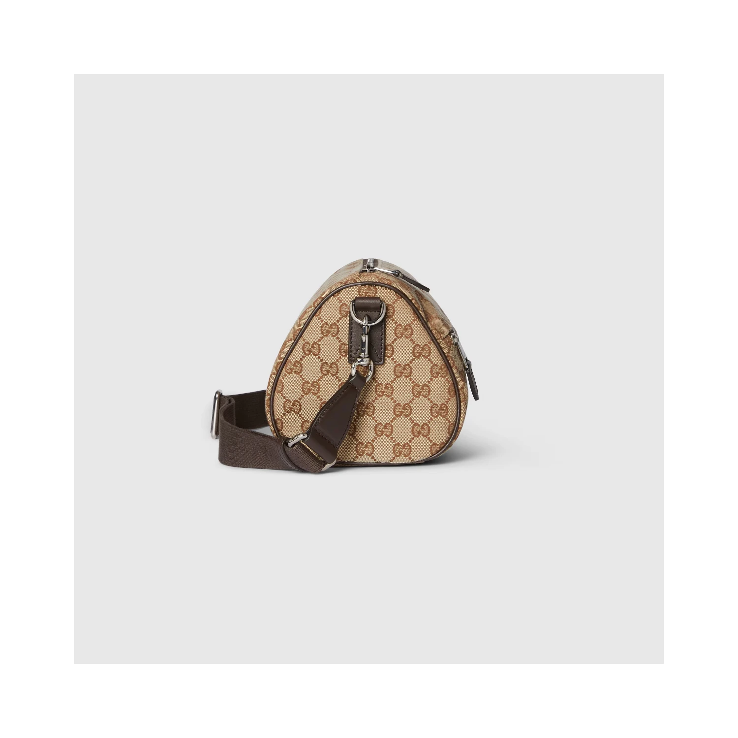 GG canvas cylinder bag