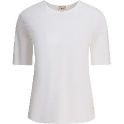 Cotton t-shirt with buttons
