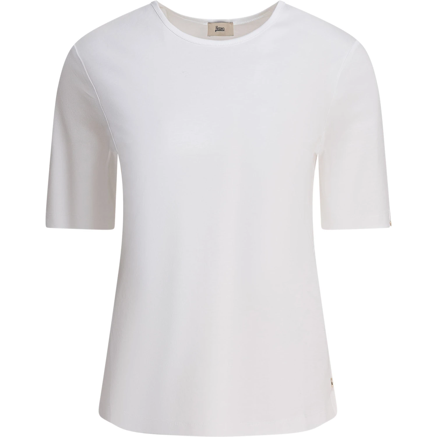Cotton t-shirt with buttons