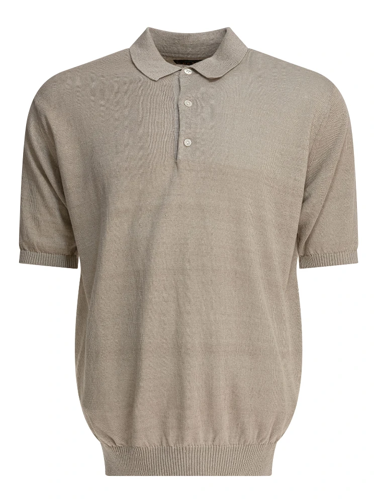 Hemp polo shirt