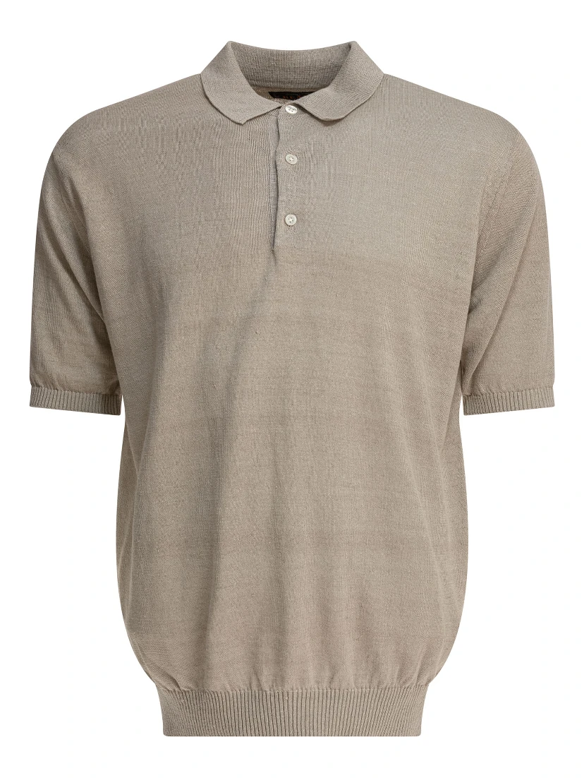 Hemp polo shirt