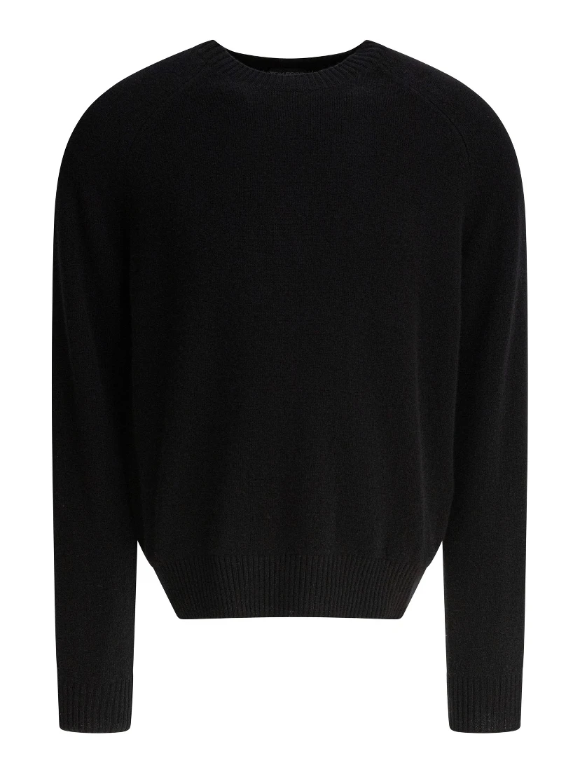 Wool and cashmere crewneck sweater