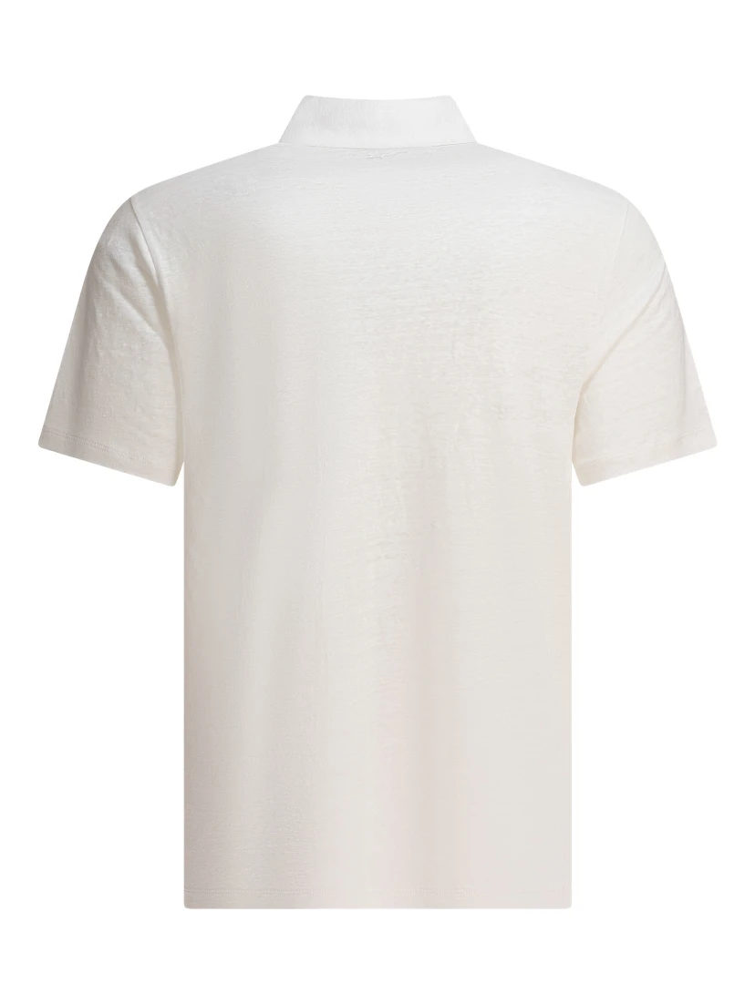 Linen polo shirt