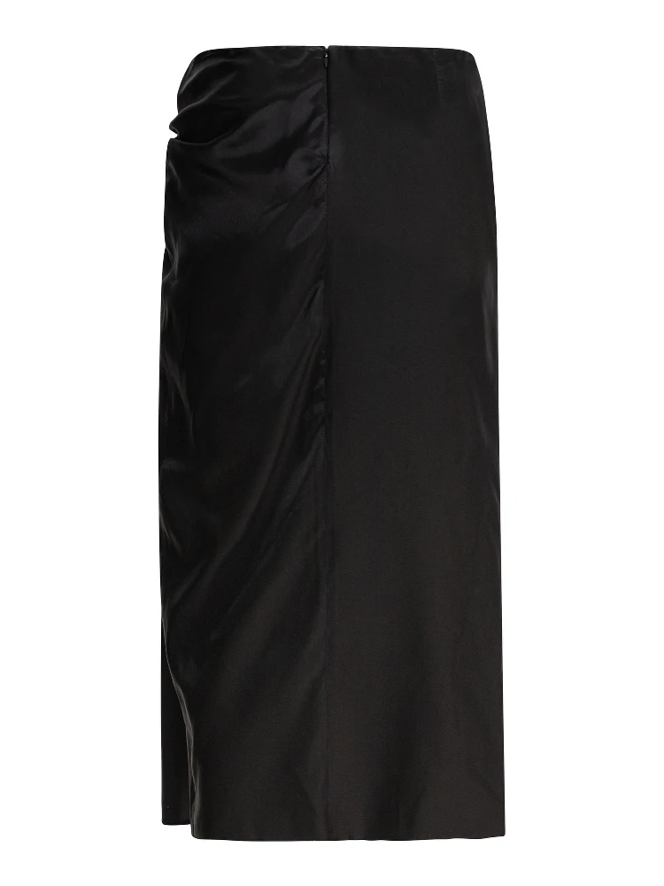 Draped skirt alternative