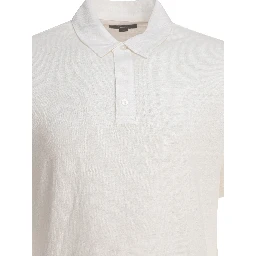 Linen polo shirt