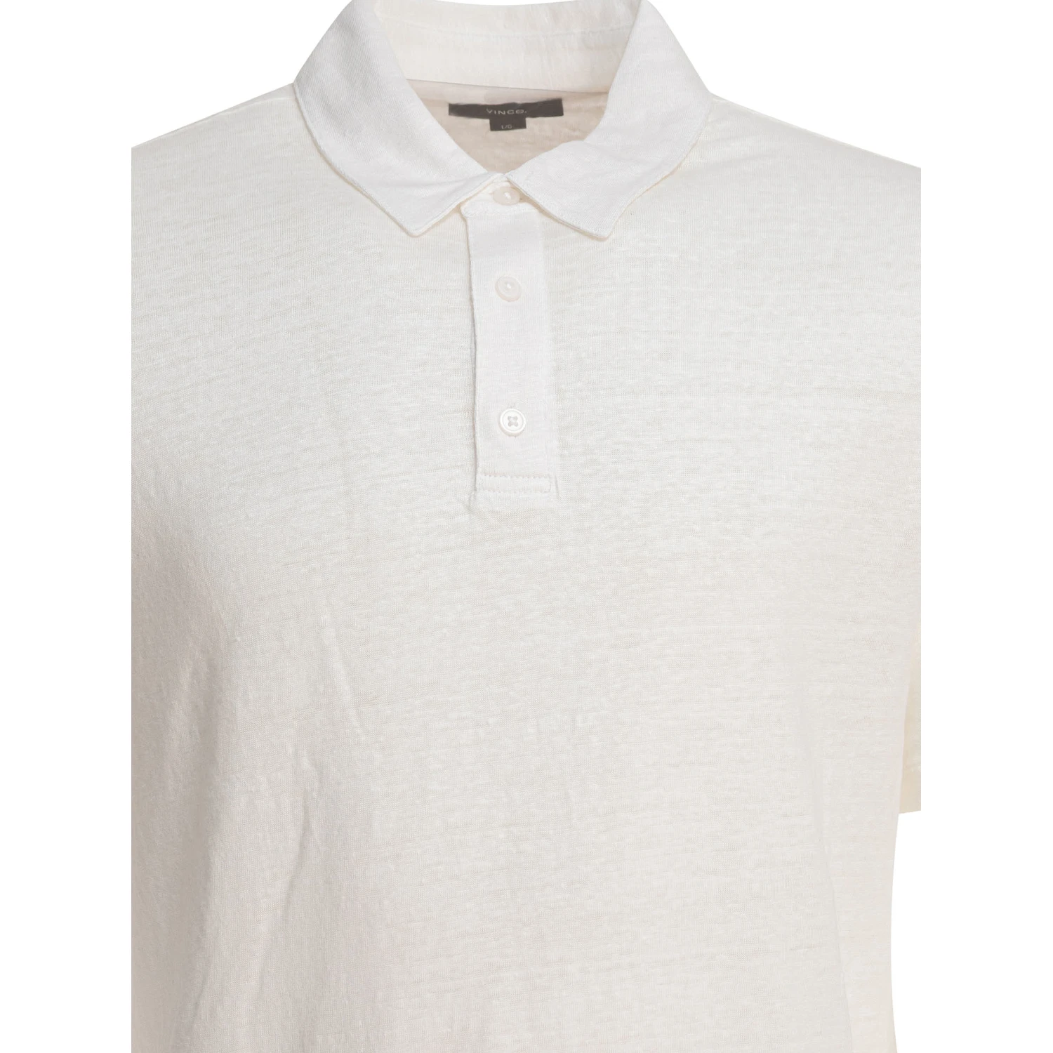 Linen polo shirt