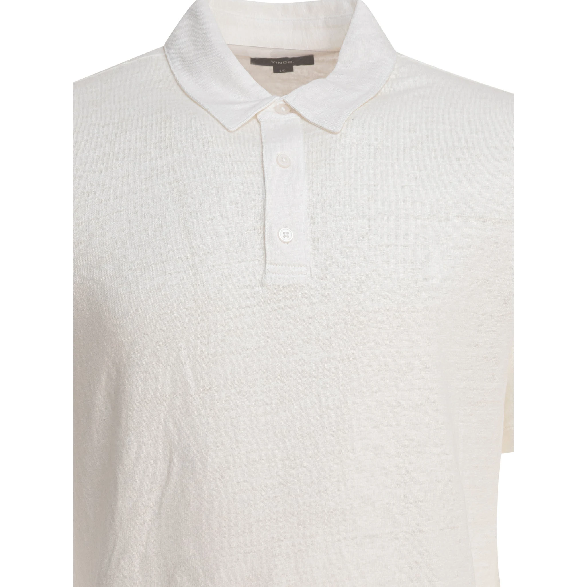 Linen polo shirt