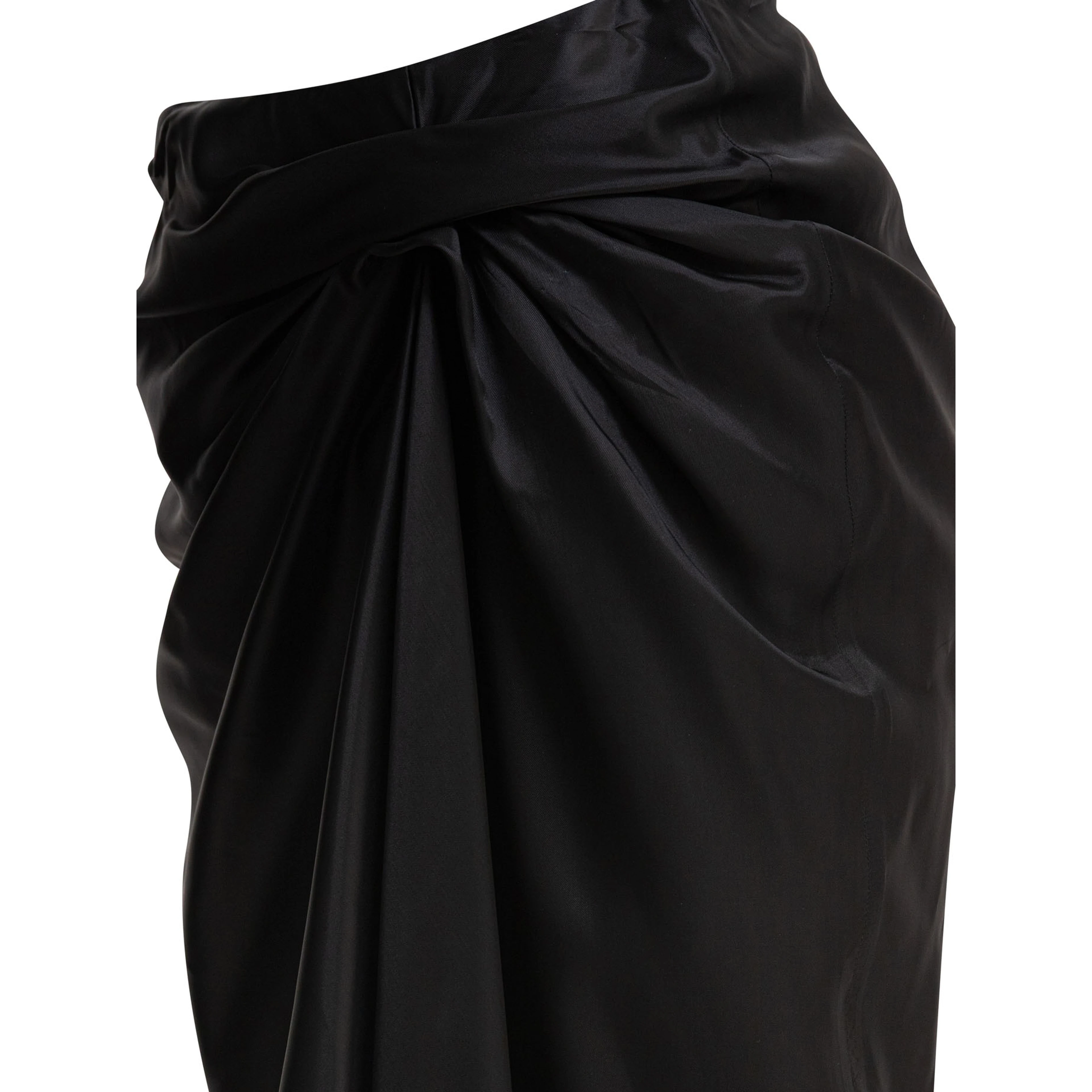 Draped skirt