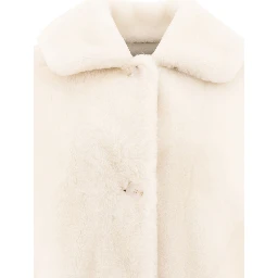 Reversibile shearling coat