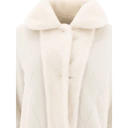 Reversibile shearling coat