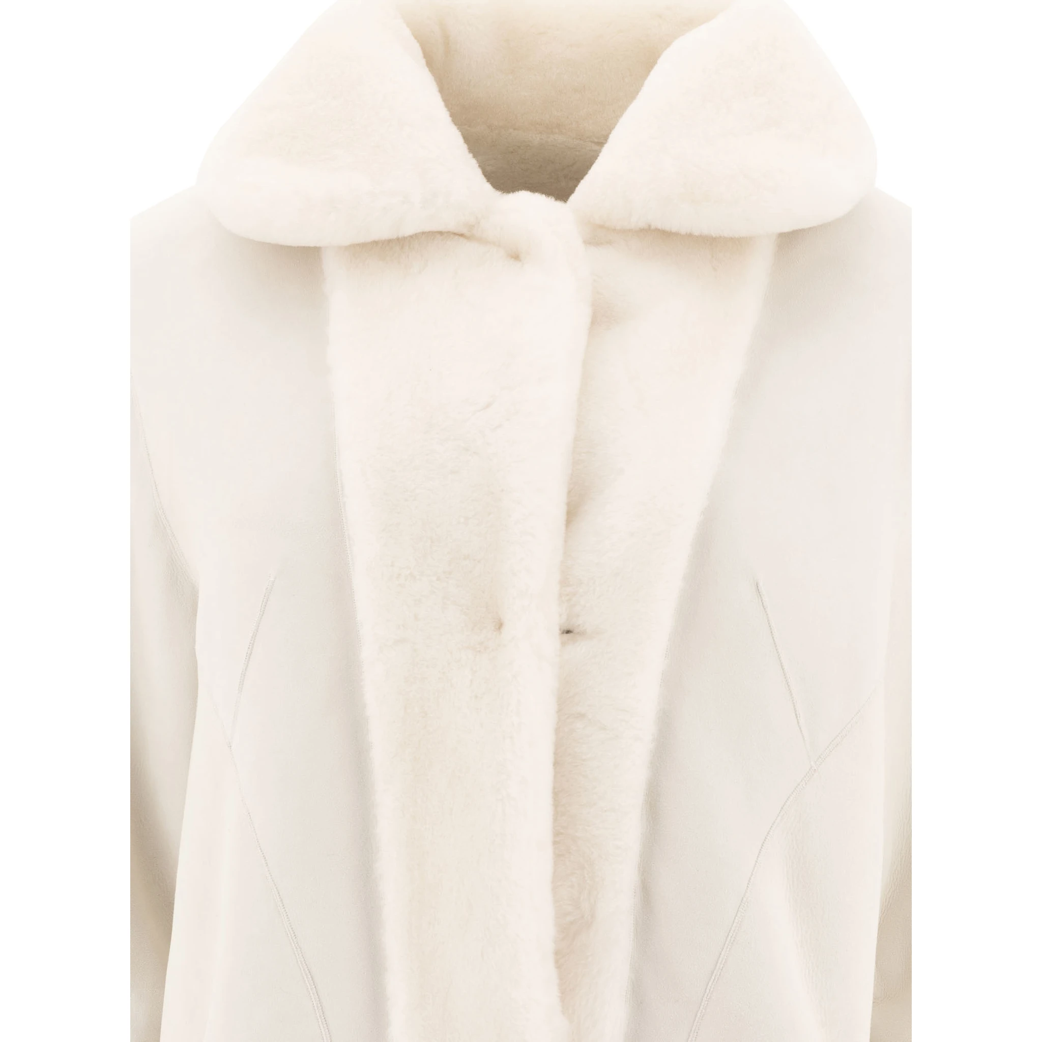 Reversibile shearling coat